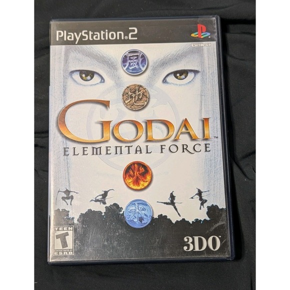 Other - Godai Elemental Force PS2 Game 3DO 2002 Black Label CIB Tested